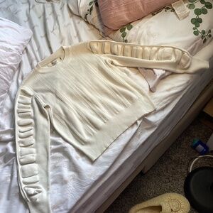 By Clara Size M/L sweater in the color white